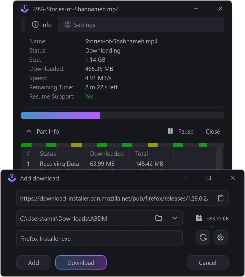 图片[4] | [下载工具] AB Download Manager｜多线程加速/断点续传｜Windows专用[v1.6.3] | 次元便利店