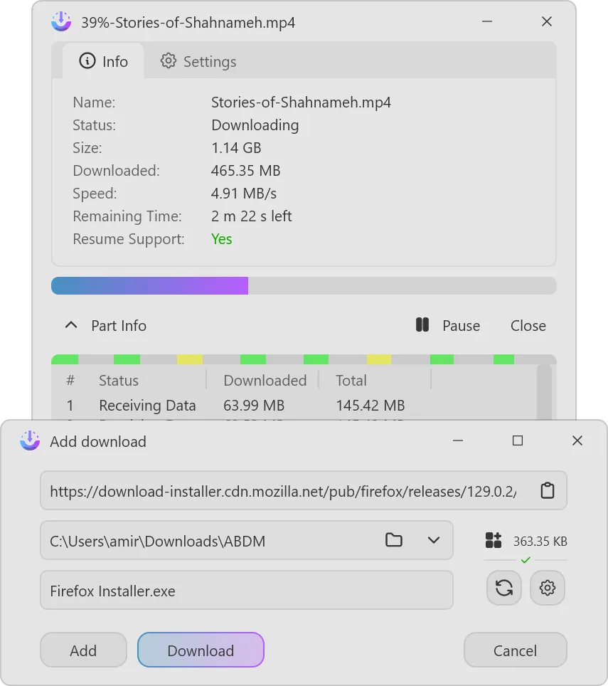 图片[3] | [下载工具] AB Download Manager｜多线程加速/断点续传｜Windows专用[v1.6.3] | 次元便利店